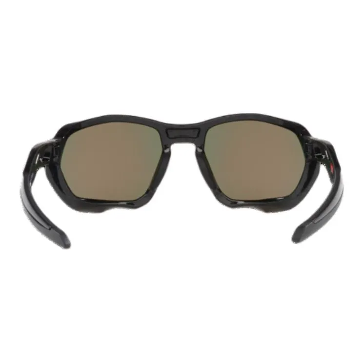 Oakley Nylon Irregular Shape Sunglasses Men's Black-5