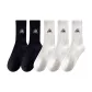 5 Pack[Black-Black-Raw White-Raw White-Raw White]