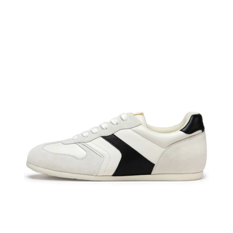 NATURSUN Casual Shoes Women's Low Top Ecru/Apricot, Ecru/Black-6