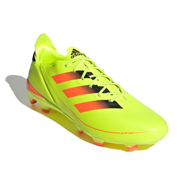 Adidas Gamemode FG Rubber Long Studs Natural Ground Wear-Resistant Soccer Shoes Men's Yellow Orange-2