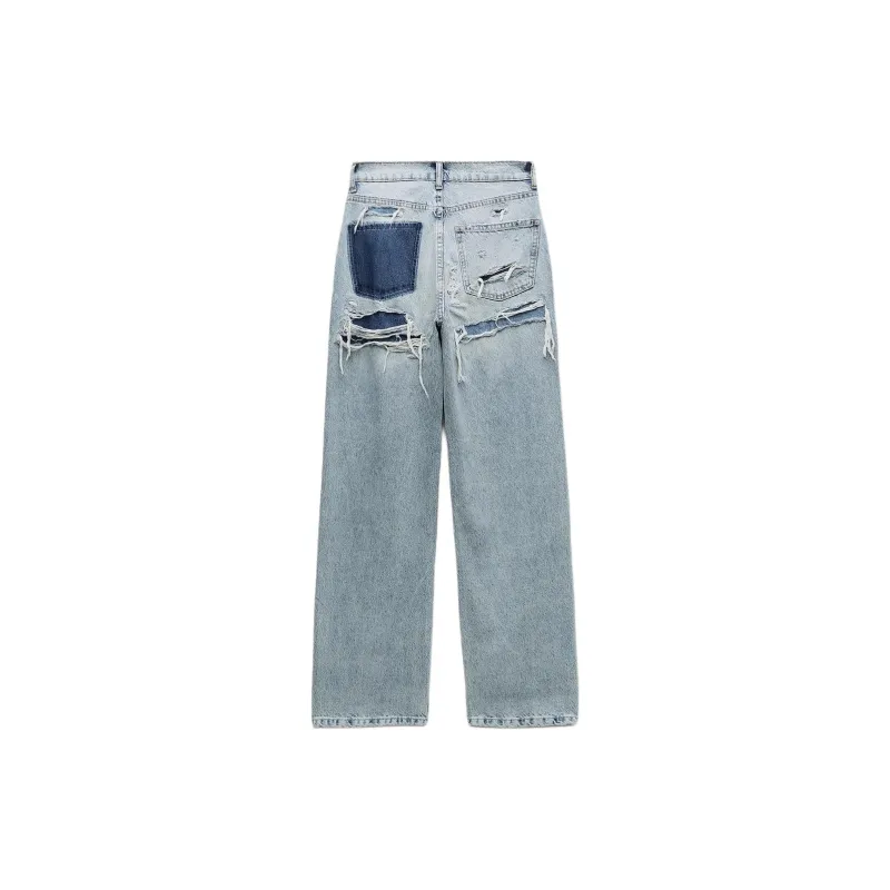 ZARA Trf Jeans Women's Light Blue-1