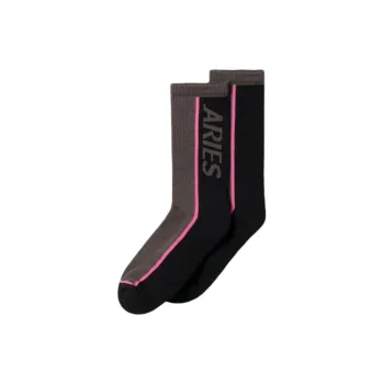 Aries Mid-Calf Socks Unisex 1 Pack Black