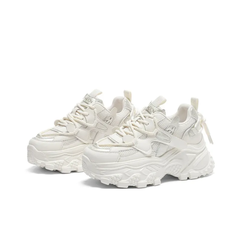 HARSON Wear-Resistant Slip-Resistant Low-Top Chunky Sneakers Women's-2