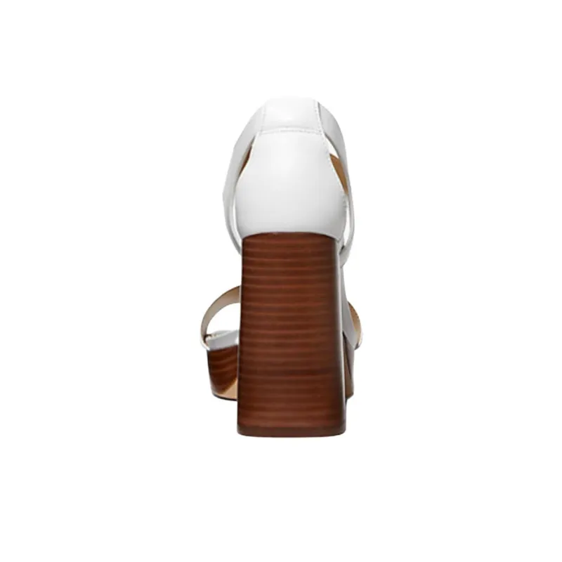 MICHAEL KORS Berkley Strap Sandals 10cm Women's White-4