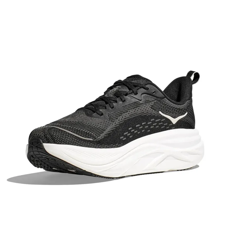 HOKA ONE ONE SKYFLOW Anti Slip Wear Resistant Low Top Running Shoes Men's Black White-2
