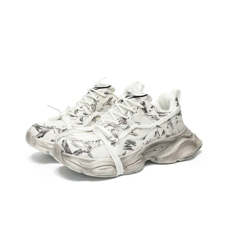 AiJP Cushioning Anti Slip And Wear Resistant Coverage Low Top Chunky Sneakers Unisex-2