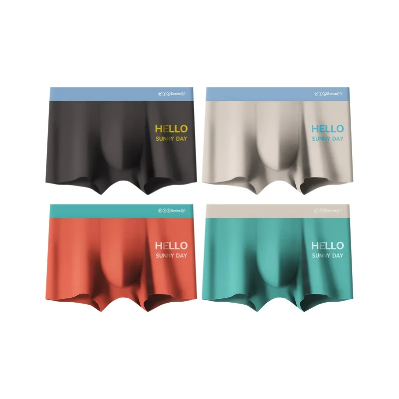 H-YXIANG Underpants Men's 4 Pack-4