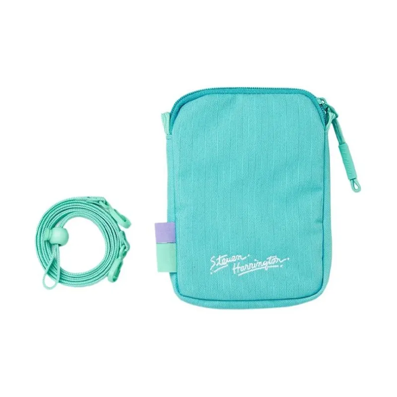 LiNing Canvas Canvas Bag One Shoulder Handbag Crossbody Bag Regular Unisex Light Jade Green-2