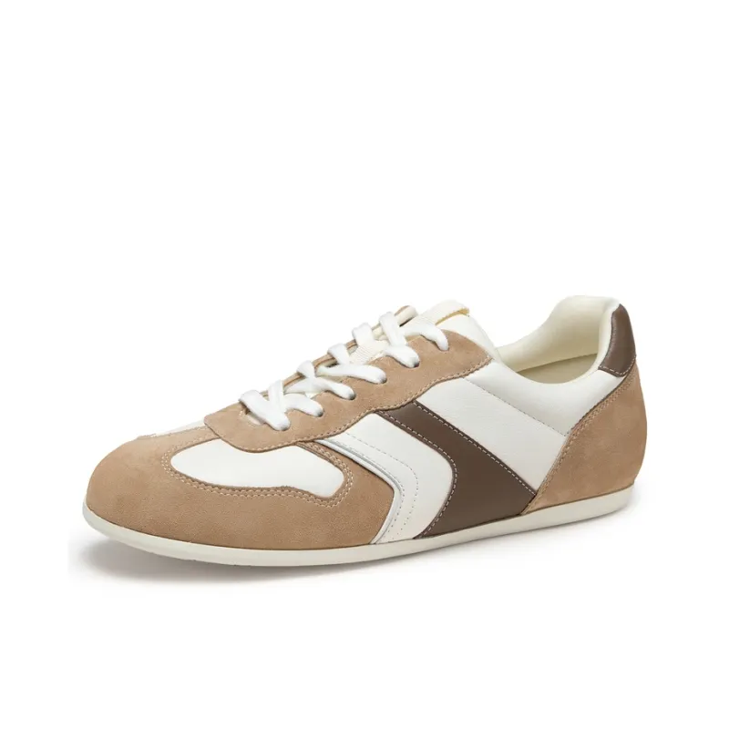 NATURSUN Casual Shoes Women's Low Top Ecru/Apricot, Ecru/Black-2