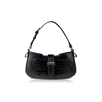 Unitude Cow Leather Shoulder Bag Regular Women's Black