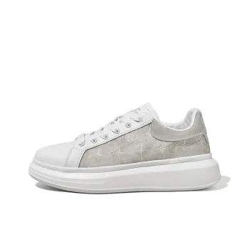 TCELLARS Cushioning Height Increasing Wear Resistant Lightweight Slip Resistant Low Top Skateboard Shoes Unisex