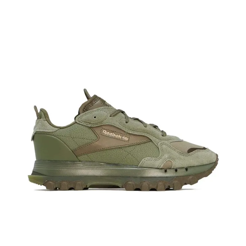 Reebok Classic Leather Cardi B Hunter Green Women's-1