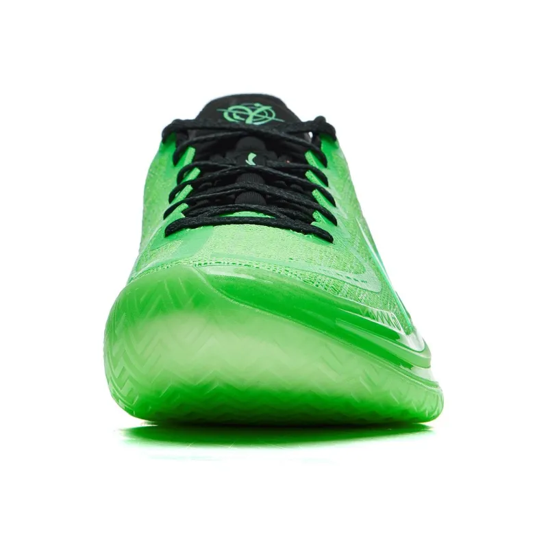 LINING Gamma Basketball Shoes Men Low Top Green-4