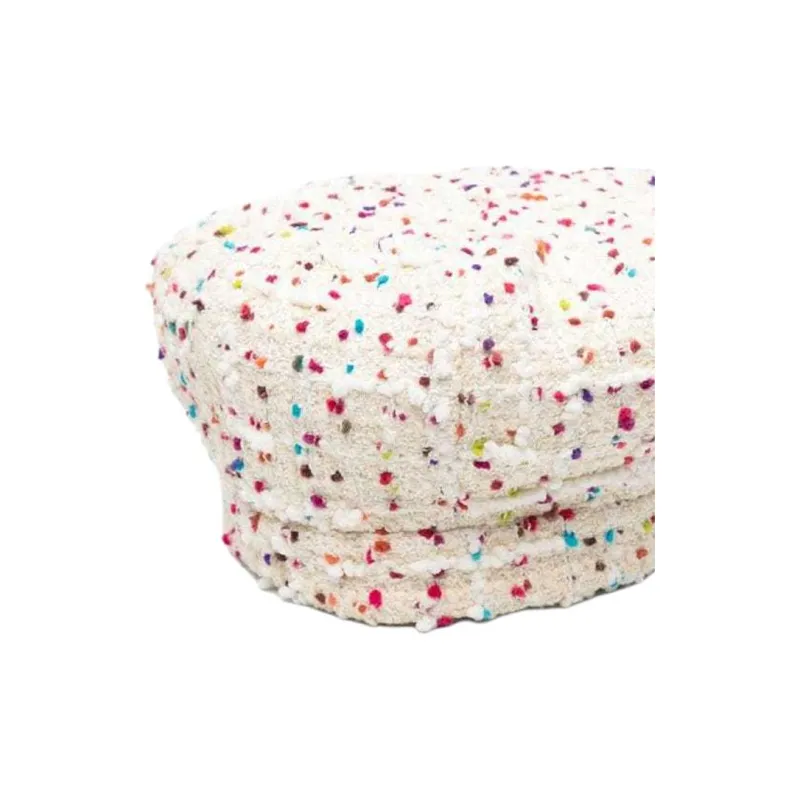 Valentino Viscose Polyamide Acrylic Cotton Wool Polyester Berets Women's White-2