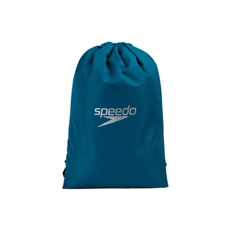 Speedo Polyester Swim Bag Unisex Black & Green/Blue & Black-0