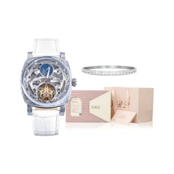 VRQ Faith Series Galo Automatic Mechanical Movement Watch Women's Watch Cut Out Dial