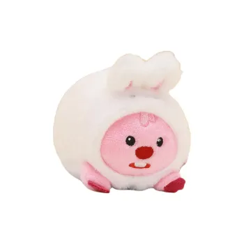 Zanmang Loopy Ruby Panda Loopy The Beaver Stress Relief Ball Dolls Plush Pendant 10cm Height
