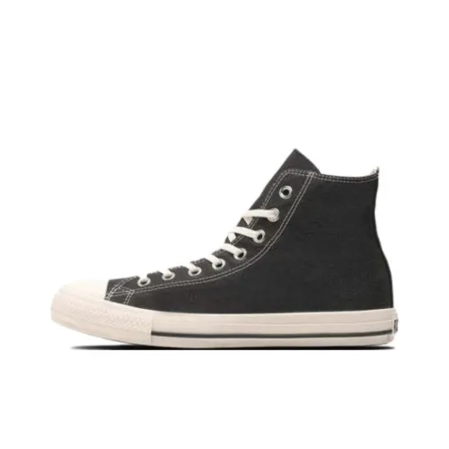 Converse All Star WASHEDCANVAS HI Abrasion Resistant Shock Absorbers High Top Canvas Shoes Unisex Black White