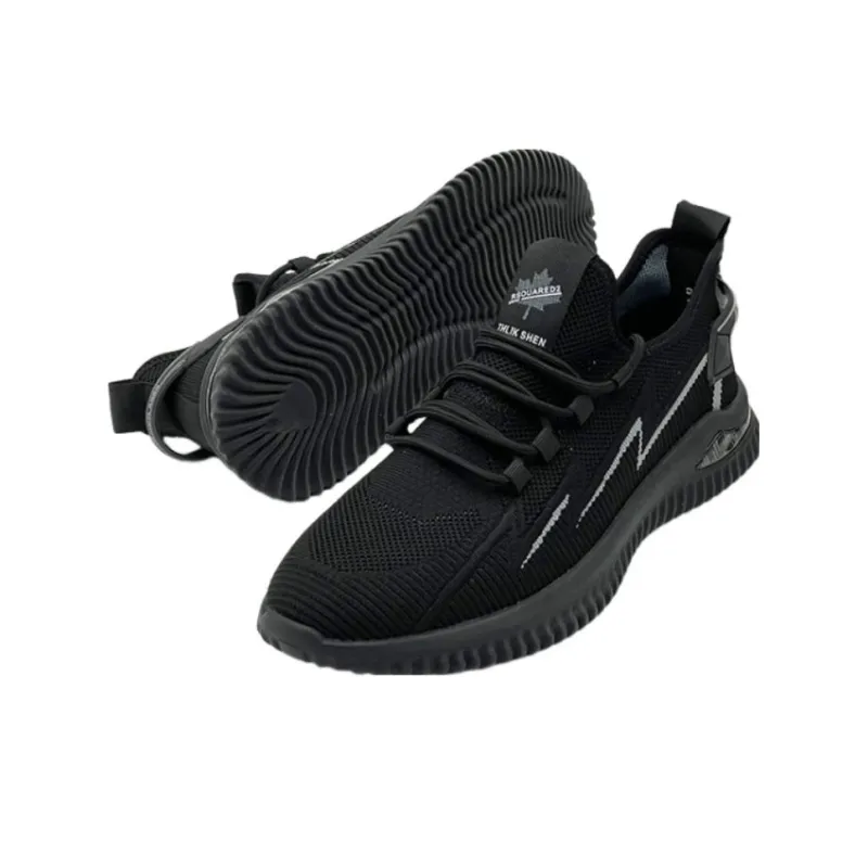 Neiliansheng Water Resistant Low Top Casual Shoes Men's Black-3