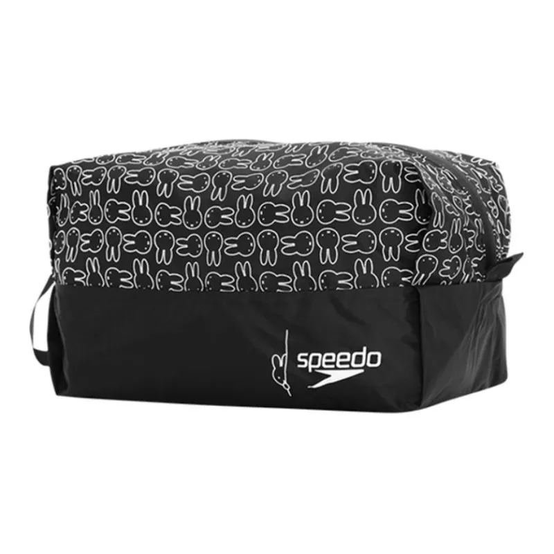 Speedo Miffy Collaboration Nylon Swim Bag Unisex Black & White-5
