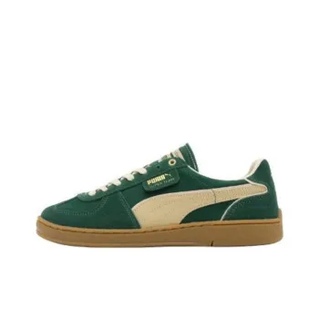 Porsche Pack x PUMA Super Team Currency Wear-resistant And Lightweight Low-Top Skateboard Shoes Men's Green White