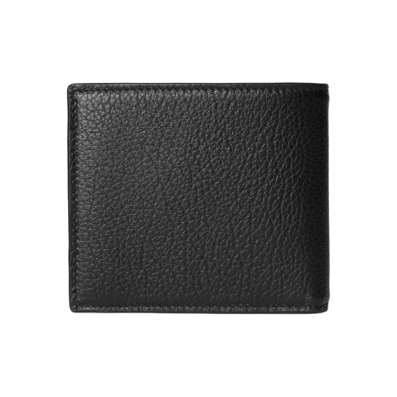 GUCCI Grain Leather Wallet Regular Men's Black-2