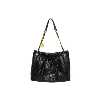 Jade En Plus PU Crossbody Bag, Shoulder Bag Large Size Women's Black/White
