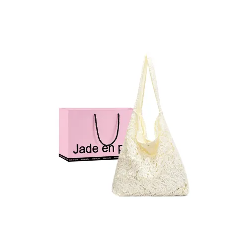 Jade En Plus Shoulder Bags White