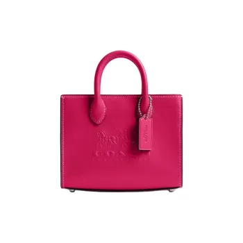 COACH Ace Refined Calfskin Tote Bag, Shopping Bag, Shoulder Bag, Crossbody Bag, Handbag Trumpets Women's Dragon Fruit