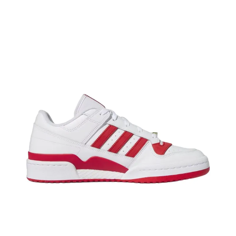Forum Adidas Originals Low Classic 'White Scarlet Embroidered Heart'-1