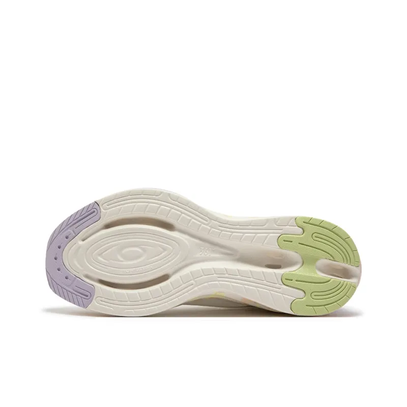 361° Cushioning Abrasion Resistant Breathable Low Top Casual Running Shoes Women's White Purple-4
