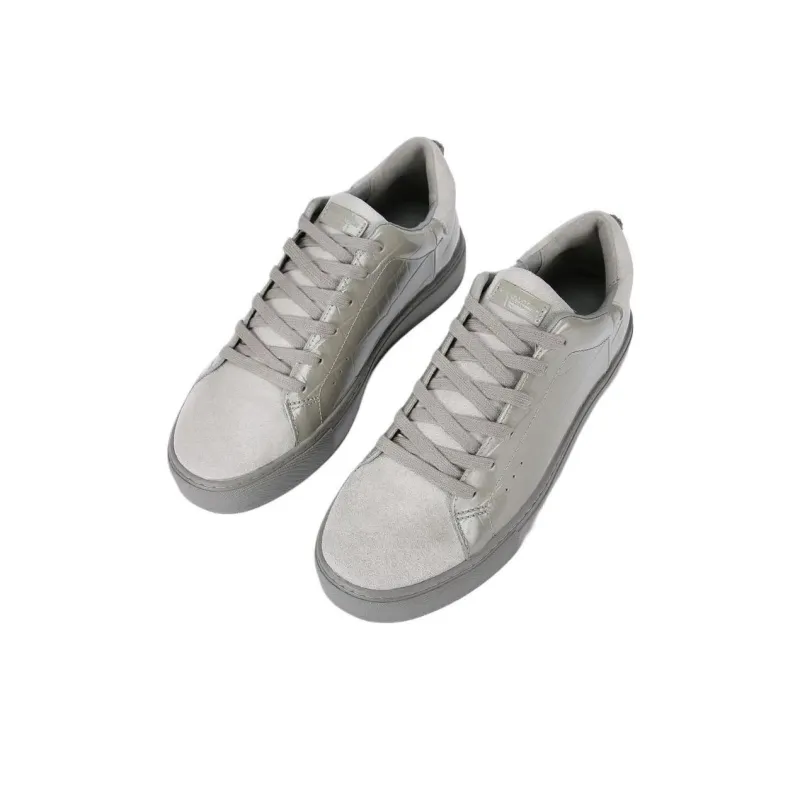 Kurt Geiger London Laney Croc Low-Top Skateboard Shoes 3.3cm Men's Gray-2
