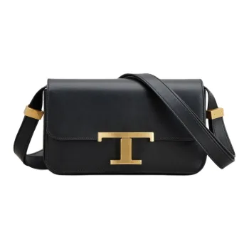 TOD'S T Timeless Logo Plaque Shoulder Bag