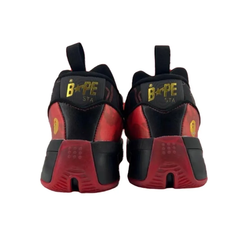 Adidas Dame 9 'BAPE Black Scarlet' Sneakers-3