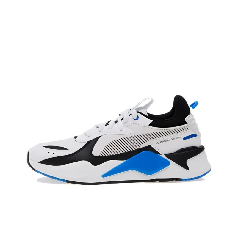 PUMA RS-X Durable Breathable Low-Top Running Shoes Men's White Black-0