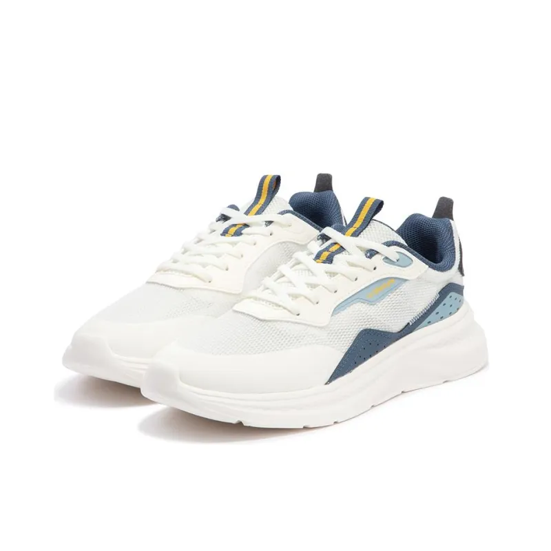 361° Slip Resistant, Abrasion Resistant, Breathable Low Top Casual Shoes Men's White Blue-2