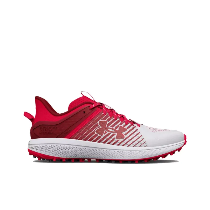 Under Armour Cushioning, Wear Resistant Low Top Training Shoes Unisex Red White-1