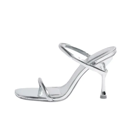 JONATHAN SIMKHAI Slide Slippers Women's Silver