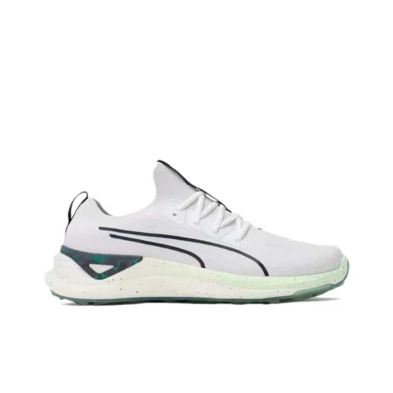 PUMA Slip Resistant And Abrasion Resistant Support Low Top Golf Shoes Men's White-1