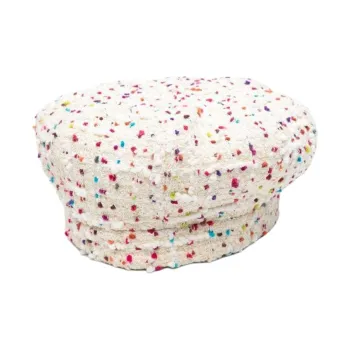 Valentino Viscose Polyamide Acrylic Cotton Wool Polyester Berets Women's White