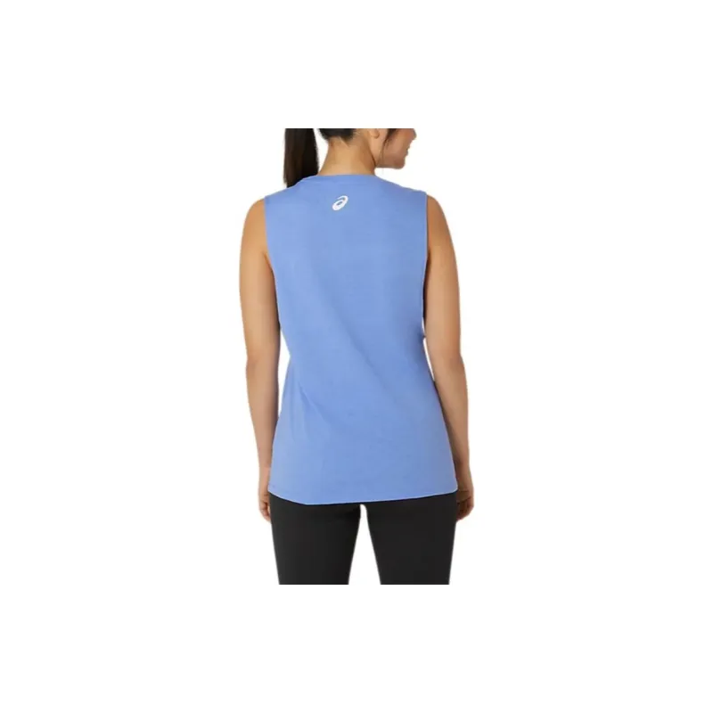Asics YOUR ADVENTURE MUSCLE T-Shirt Women's Sapphire Blue-1