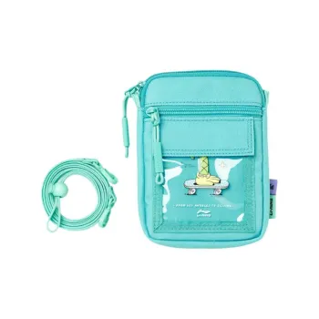 LiNing Canvas Canvas Bag One Shoulder Handbag Crossbody Bag Regular Unisex Light Jade Green