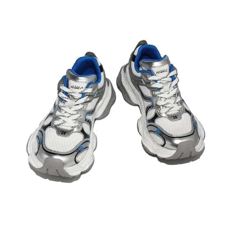 NSIOSC Warm Cushioning Coverage Height Increasing Wear Resistant Low Top Chunky Sneakers Unisex-2