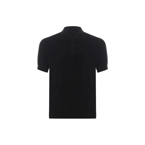 PAOLO PECORA MILANO Polo Shirts Men Black