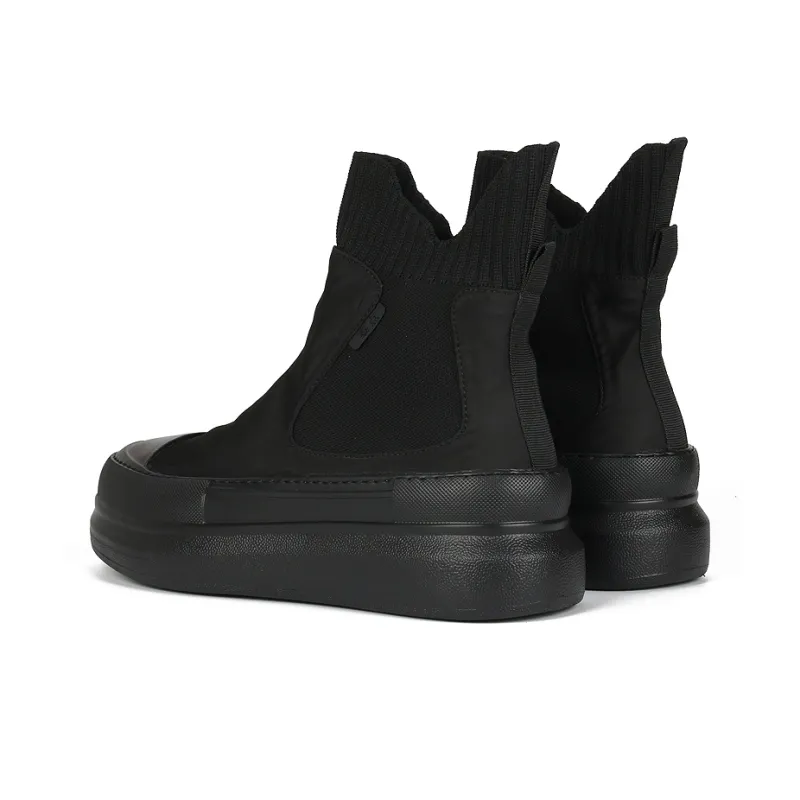 Thai Points Durable Breathable Casual Shoes Men's Black-4
