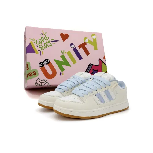 UNIITY Puffy Shoes Anti Slip Wear Resistant Low Top Skateboard Shoes Women's White