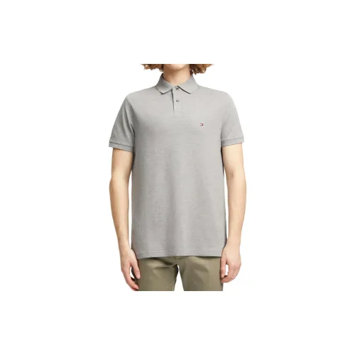 Tommy Hilfiger 1985 Series Polo Shirts Men Gray