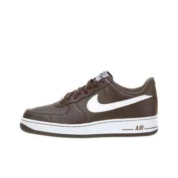 Nike Air Force 1 Anti-Slip Wear-Resistant Low-Top Skateboard Shoes Men's Coffee