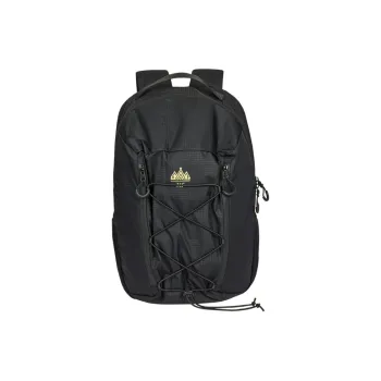 361° Fabric Backpack Regular Unisex Black/Yellow Green