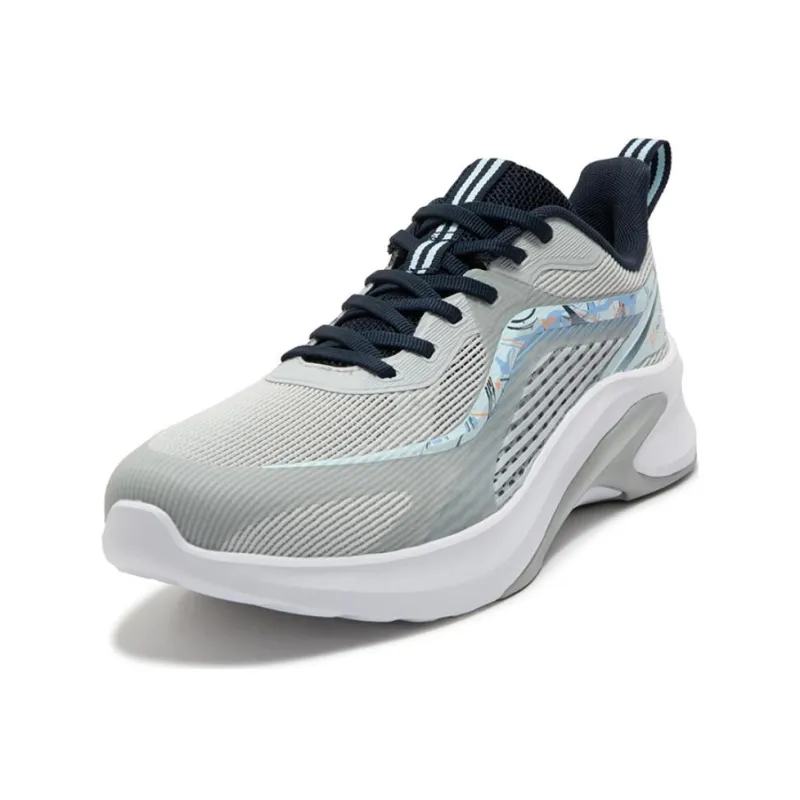 361° Cushioning, Wear Resistant Low Top Casual Running Shoes Men's Gray-1